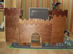 Chateau fort pour figurines Playmobil