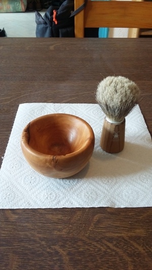 Petit bol pour savon a raser