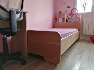 Lit en hêtre massif