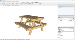 Table de pique-nique enfant