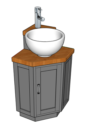 Meuble vasque lave mains