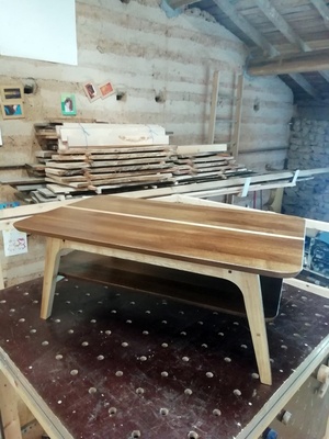 Table basse inspirée par  squarerule