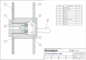 Enrouleur tuyau air comprimé