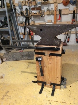 Piétement d’enclume