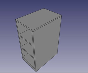 Etagères - mini tutoriel Freecad