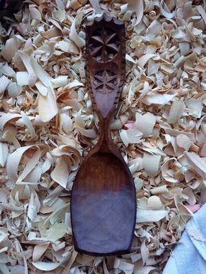 11ème cuillère de 2023 : Cuillère en bouleau cuite au four