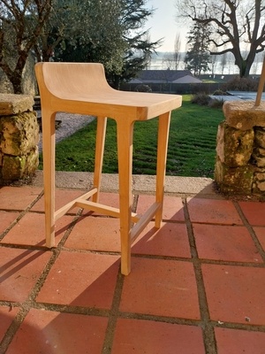 Tabouret en chêne