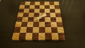 Echiquier en Noyer et Frêne