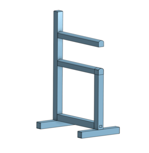 Support selles américaines doubles