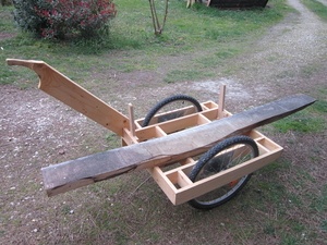 Chariot de transport pédestre