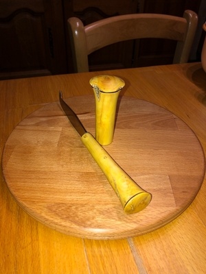 Plateau à fromage en hêtre et buis