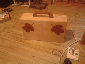 Malette plaqués marquetté