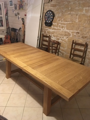 Table fermière en chêne