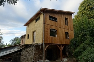 Ossature bois dans les Alpes