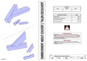 Sujet A1 - Assemblage embrèvement couvert et découvert