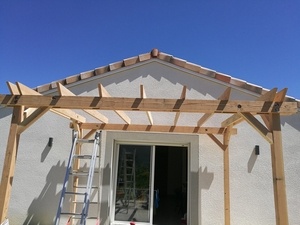 Pergola sur mesure en douglas