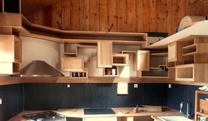 Meuble de suspente de cuisine sur mesure.