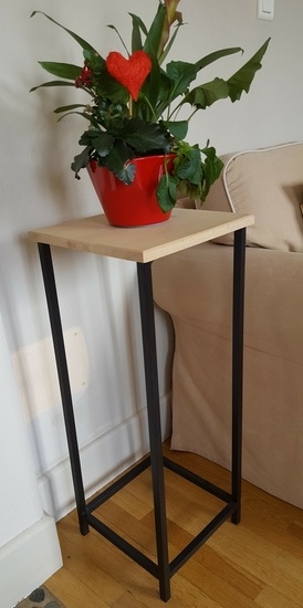 Sellette haute en bois