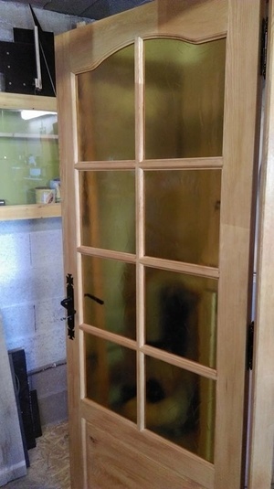Fabrication d'une porte intérieur en pin