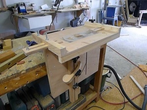 Gabarit à tenon et mortaise