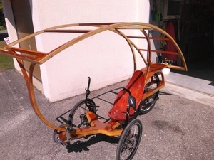 Tricycle en bois