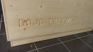 Meuble pour le dojo de Talence