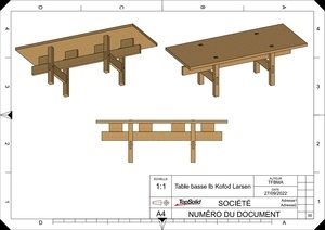 Table basse Hardy/Larsen