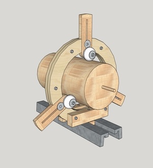 Lunette de tour à bois