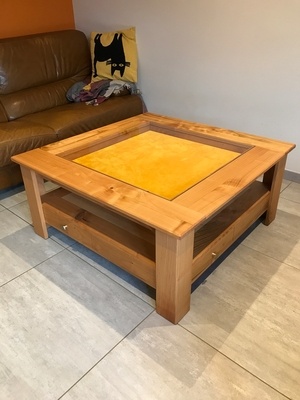 Table basse « vitrine »