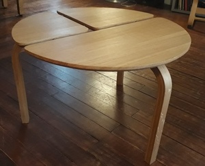 Table basse en chêne