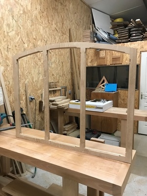 Verrière cintrée en élévation