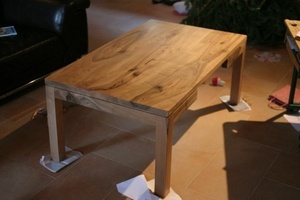 Table basse noyer