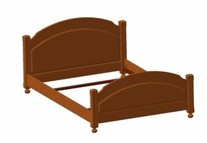 Lit style campagnard