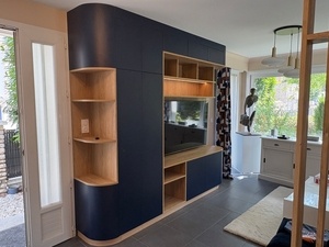 Meuble tv en melaminé