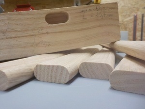 Recyclage des chutes en faux tenon