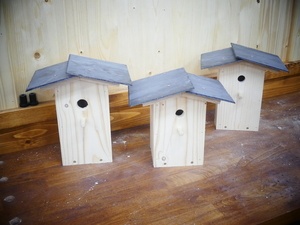 Un nichoir en bois pour les oiseaux