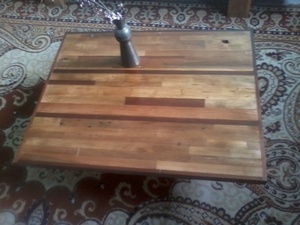 Plateau de table basse chutes