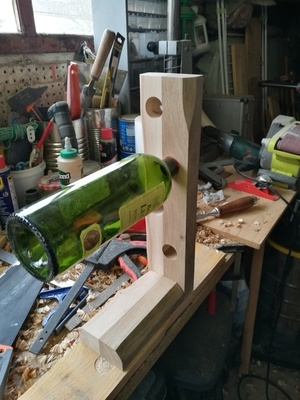 Présentoir de bouteilles de vin