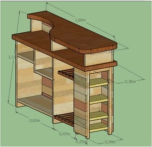 Bar et plan de travail