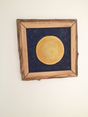 Modeste cadre improvisé