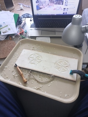 Mon "atelier" (ou l endroit où je bricole)