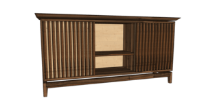 Une enfilade en noyer massif