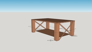 Plan pour table basse