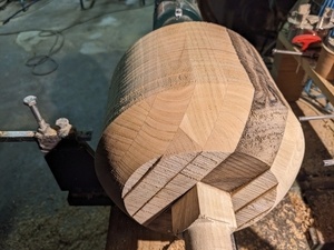 Mes débuts dans le tournage sur bois.