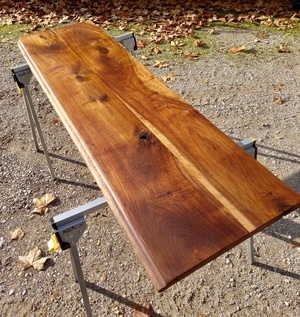 Plan de travail Noyer. Récupération.