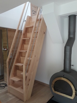 Escalier pas alterné