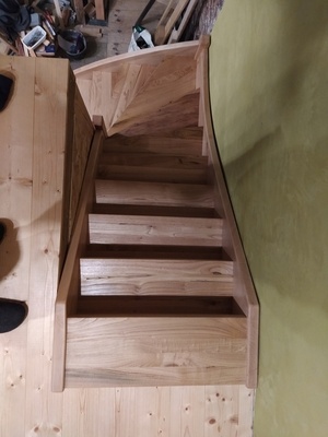 Escalier quart tournant