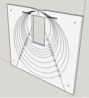 Gabarit pour usinage de Toms de Batterie, de Grosse Caisse, et Caisse Claire...