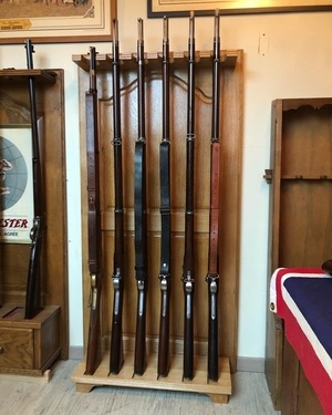 Un râtelier pour mousquets de collection