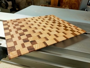 Planches en bois de bout